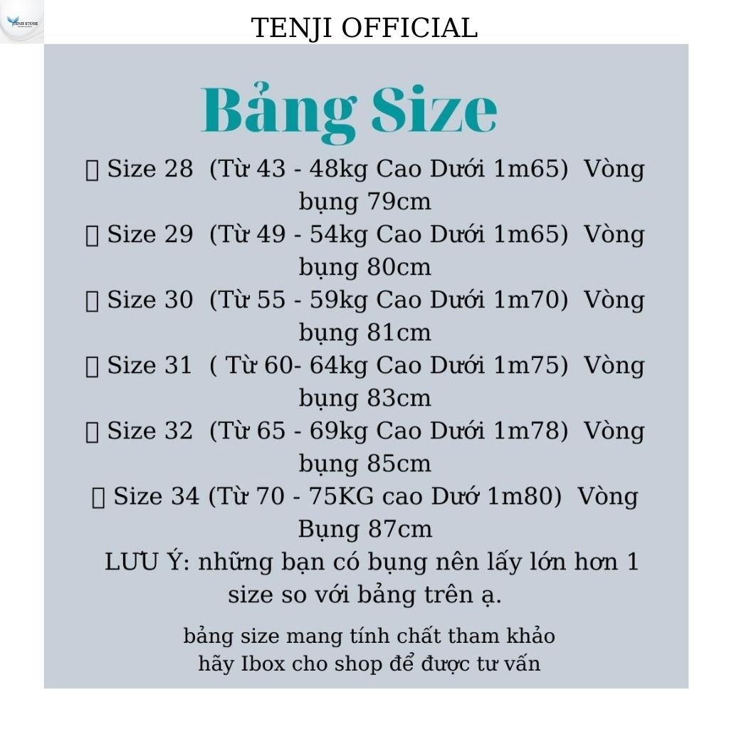 Quần jean nam TENJI QJ62 xám chất bò co dãn họa tiết trơn kiểu dáng kinnny ống côn size (28-32+34)