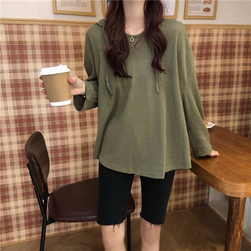 Áo Hoodies Tay Dài Phong Cách Hong Kong Thời Trang Mùa Thu Mới