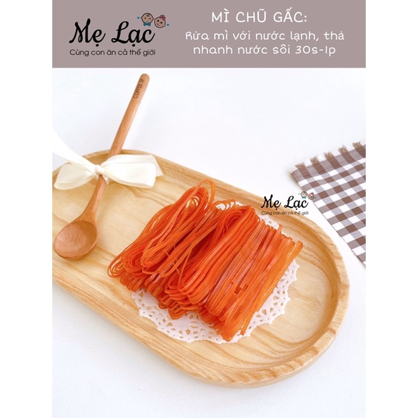 Mì chũ rau củ ngũ sắc mềm thơm tự nhiên, gói dùng thử 100g
