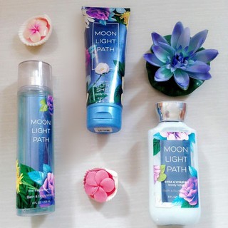 ♚Mina95♕Xịt Thơm Toàn Thân Lưu Hương Mịn Da Bath & Body Works - Moonlight Path