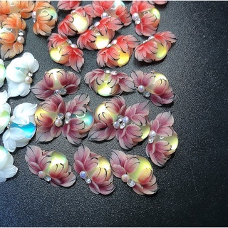 Hoa Bột Nail - Cúc Vẽ Viền