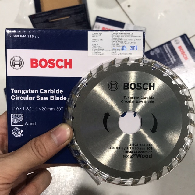 Lưỡi cắt gỗ Bosch 110x1.8/1.1x20mm 30T(chính hãng)