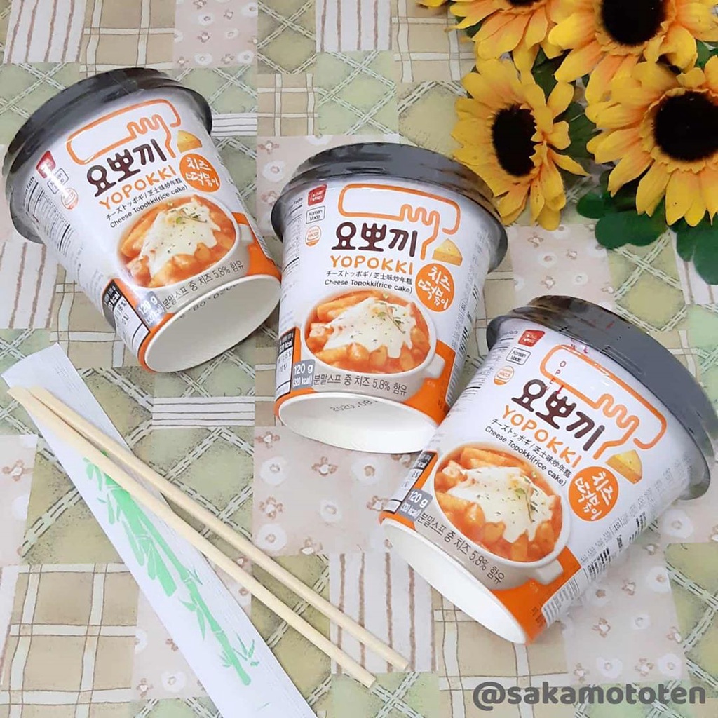 Bánh Gạo Tokpokki Vị Phomai Hàn Quốc Ăn Liền Dạng Hợp Tiện Lợi