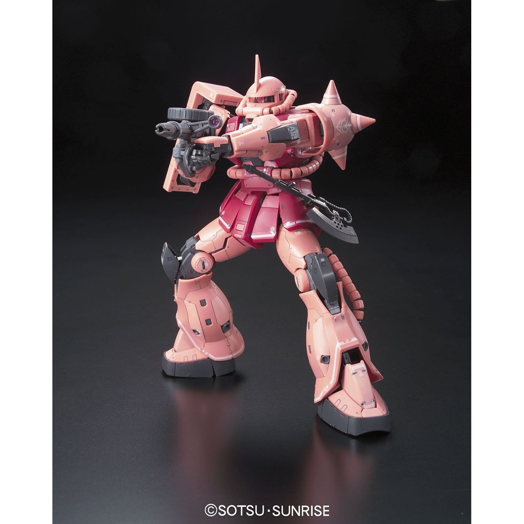 Gundam Bandai RG Zaku MS-06S 1/144 Uc Mô Hình Đồ Chơi Lắp Ráp Anime Nhật