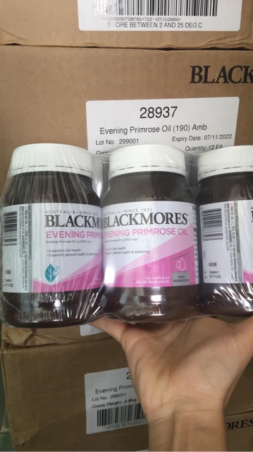 Tinh dầu hoa anh thảo Blackmores 190 viên của ÚC ( Mẫu mới) | Thế Giới Skin Care