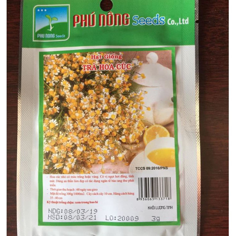 Hạt Giống Trà Hoa Cúc Phú Nông