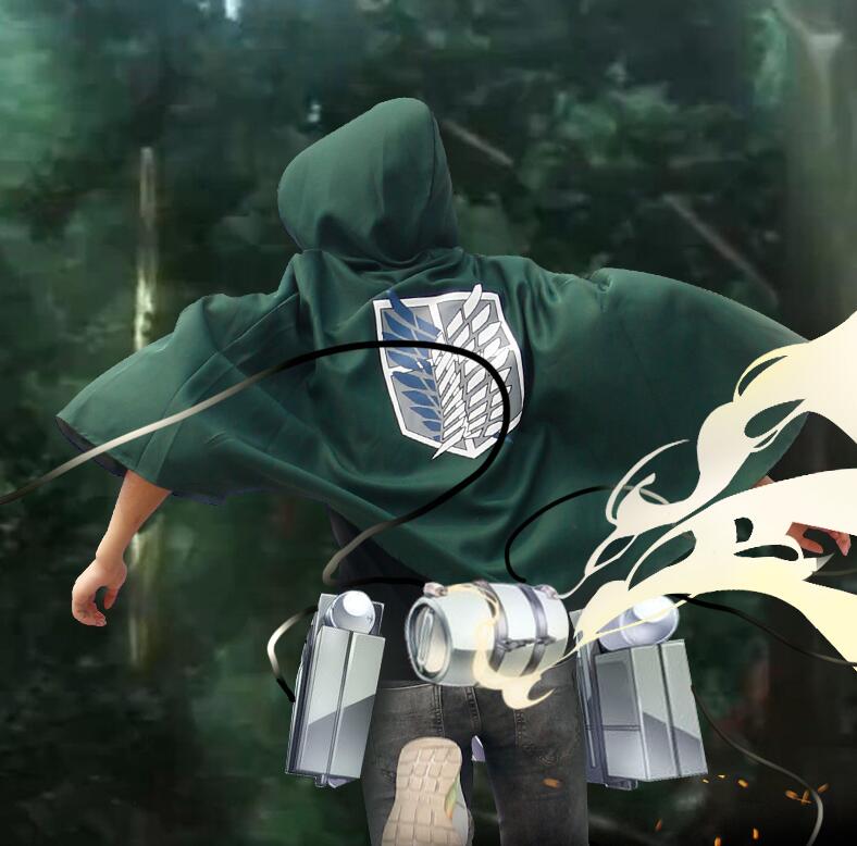 Áo choàng hóa trang thành nhân vật anime Shingeki No Kyojin Levi Ackerman trong phim Attack On Titan độc đáo