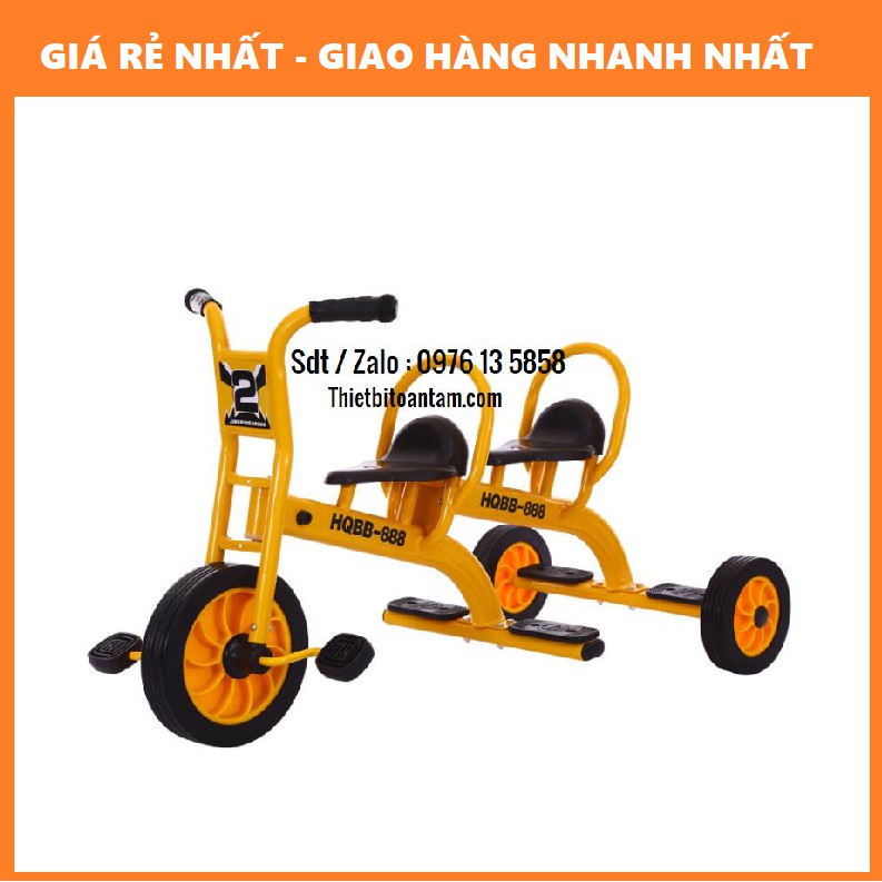 Xe đạp 2 chỗ ngồi cho bé tập đi giá tốt