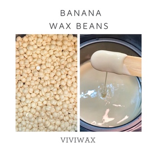 Sáp Wax Lông Nóng Dạng Hạt Mùi Chuối Dành Cho Lông Dày - BANANA WAX BEANS 300gram