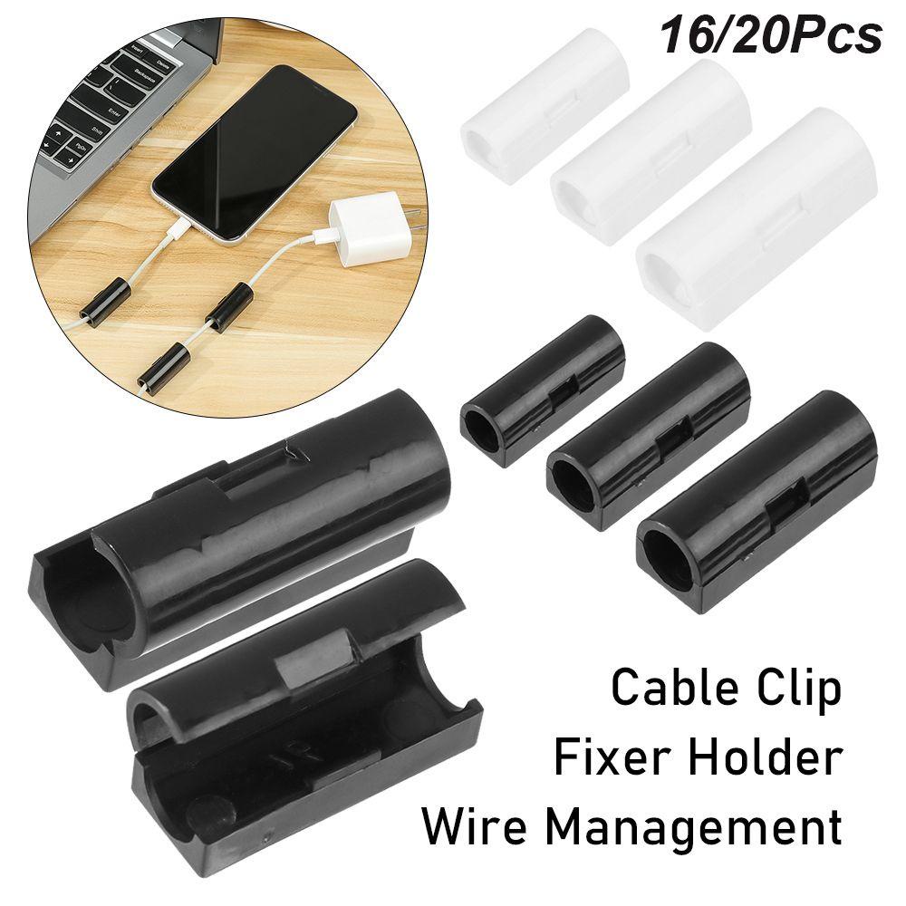 Set 16 / 20 Kẹp Cố Định Dây Cáp Tiện Lợi