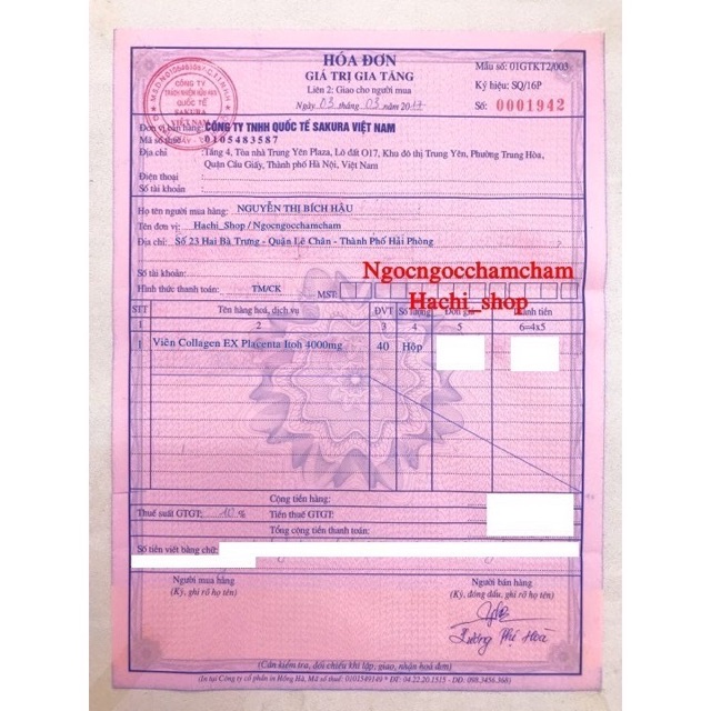 Collagen EX Placenta viên | Thế Giới Skin Care