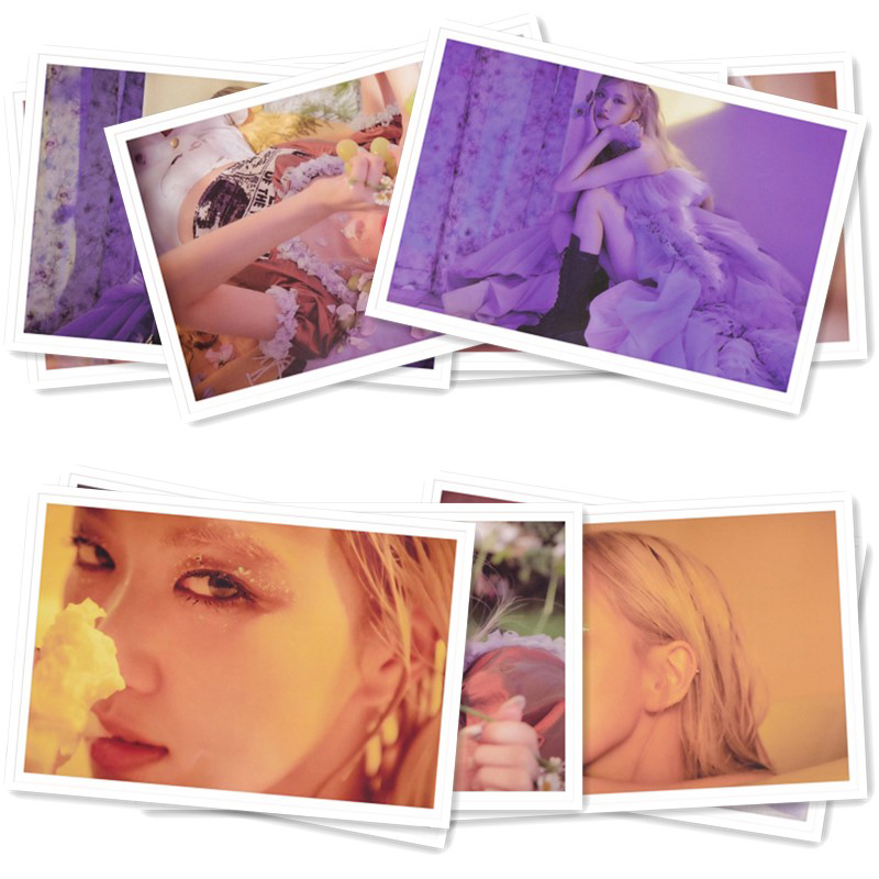 Hình thẻ sưu tầm phong cách Hàn Quốc Kpop Blackpink Rose với độ rõ nét cao