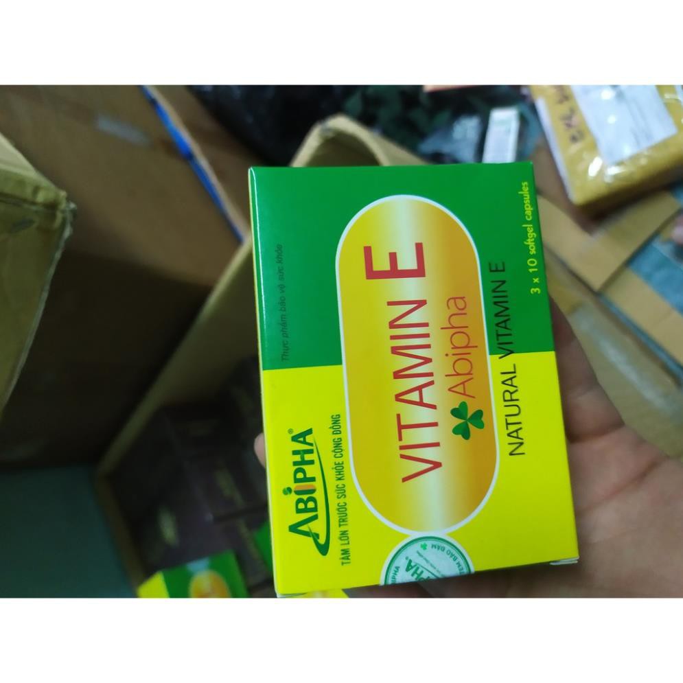 Vitamin e abipha đẹp da chống lão hóa làm mịn da, sáng da, mờ thâm giá 1hộp