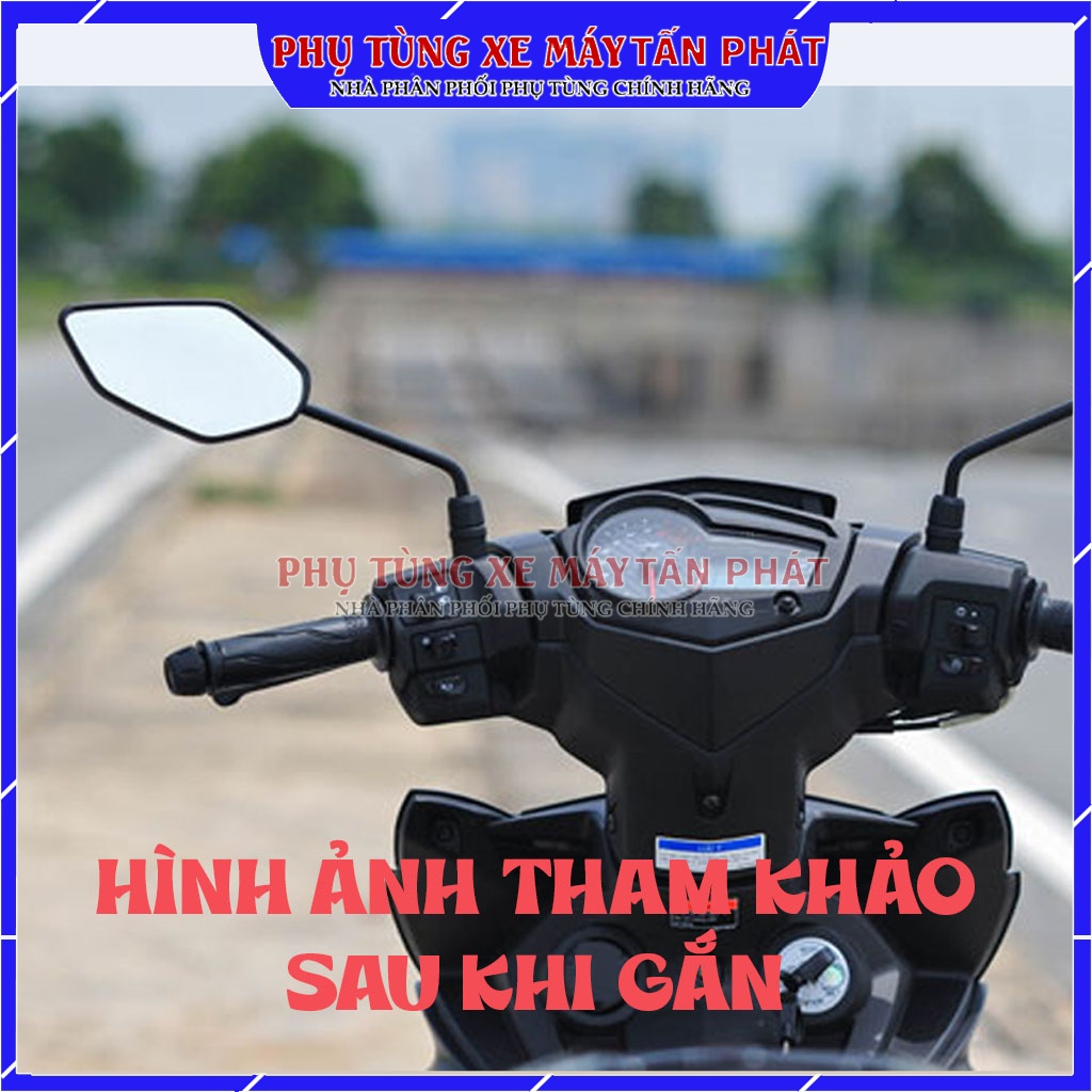 Gương Chiếu Hậu Xe Máy Zin Exciter 150-155  Ex /có Thể Gắn Sirius Jupiter NVX MT 15 Freego TFX