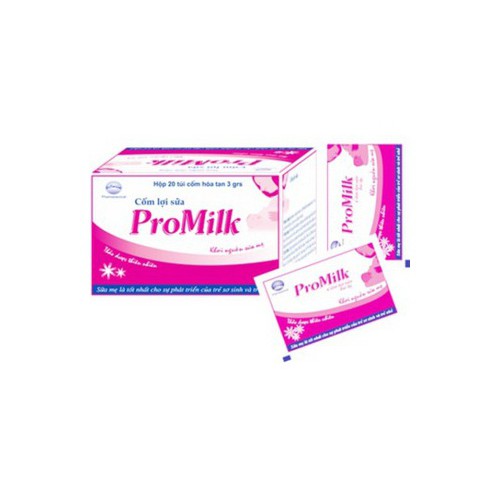 Cốm lợi sữa Promilk hộp 20 gói