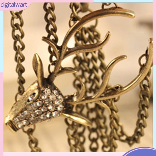 Vòng tay kiểu dáng đầu hươu cổ điển cá tính sang trọng cho nữ