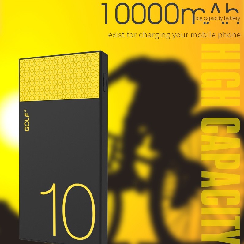 Sạc dự phòng Golf Hive 10 - 10.000mAh/3.7v pin LithiumPolymer - đầu vào Lightning, Micro | BigBuy360 - bigbuy360.vn