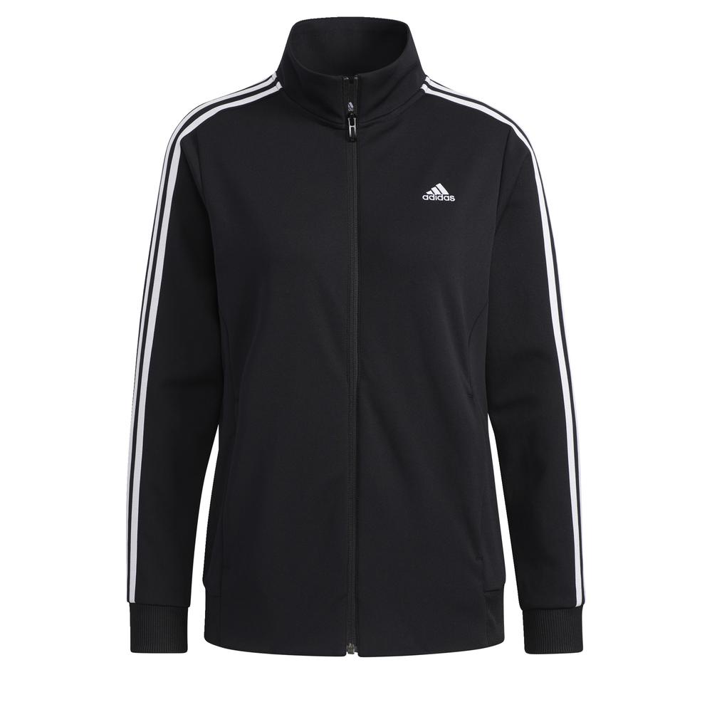 Áo Khoác adidas Nữ 3-Stripes Doubleknit Track Top Màu đen H29518
