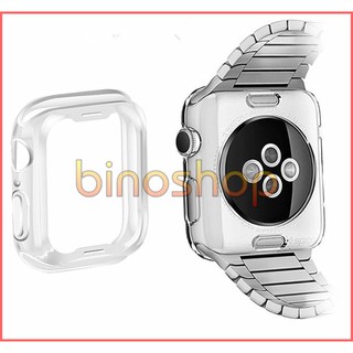 Ốp viền Apple watch TPU trong suốt - Không full