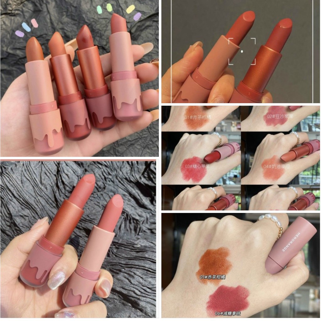 Một cây son thỏi lì Hero màu tây U2