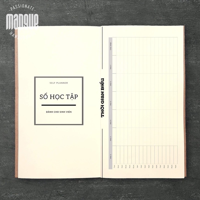 Sổ tay lập kế hoạch học tập, sổ study planner