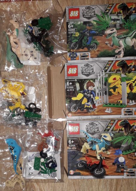 Lắp ráp 1 hộp LegoPubg 82066 Săn khủng Long có trên 100 chi tiết bằng nhựa ABS