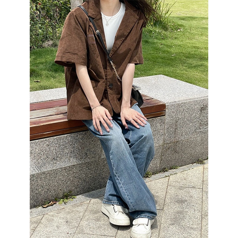 Áo Khoác blazer Ngắn Tay Thời Trang Mùa Hè Dành Cho Nữ | BigBuy360 - bigbuy360.vn