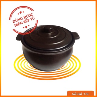 Nồi hầm 3lit, 5lit nấu trên bếp từ