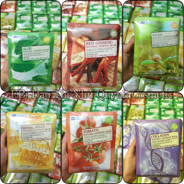 Mặt Nạ 3D Foodaholic Mask 10 miếng