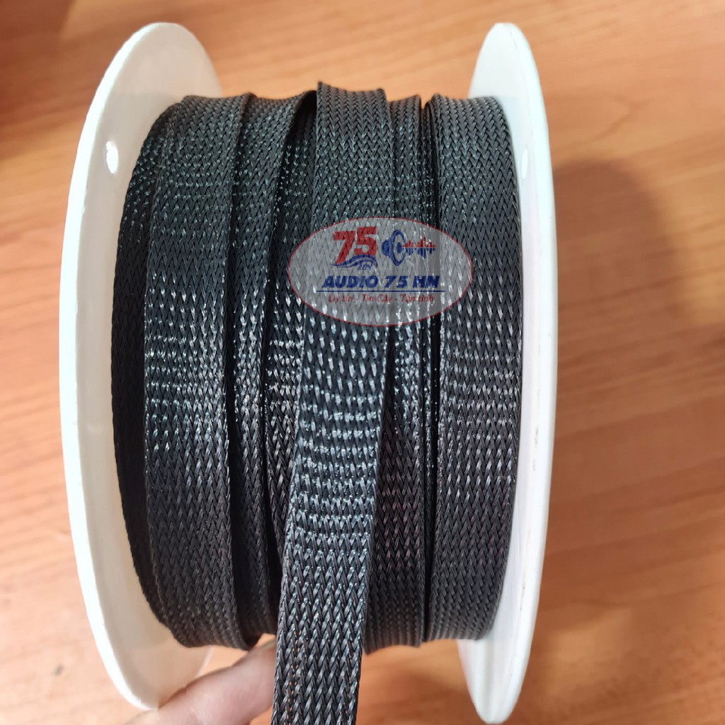 01 met Dây xác rắn vải bọc ngoài dây âm thanh nhiều kích cỡ
