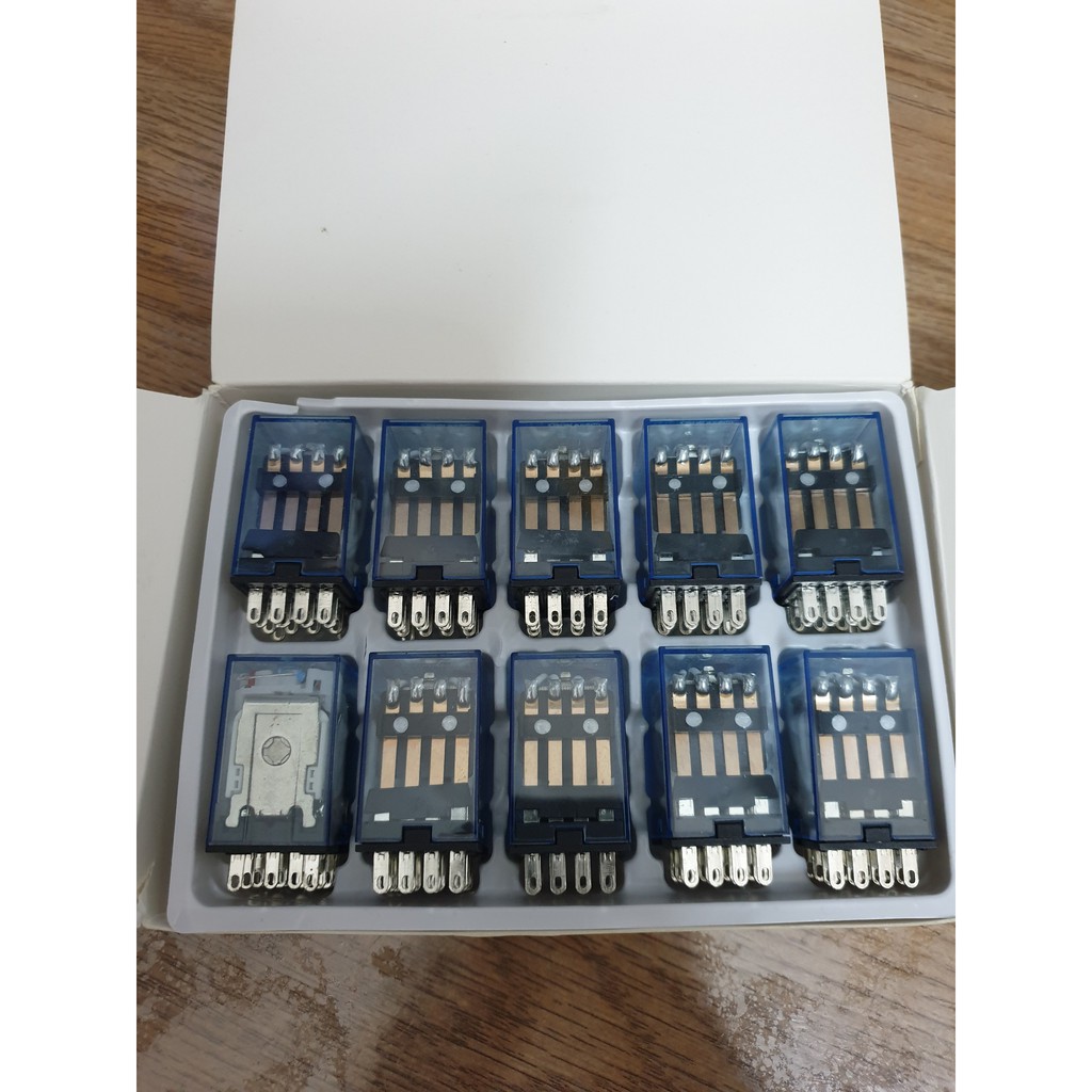 Rơ le 220V 14 chân MY4NJ relay kiếng