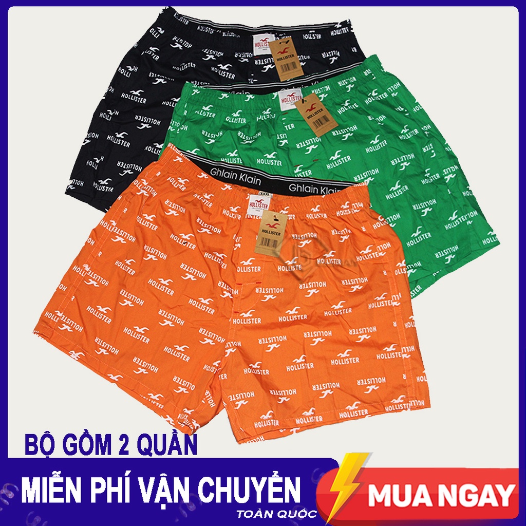 Combo gồm 2 Quần Đùi Boxer Nam - Quần Ngủ Nam Cao Cấp - Hàng VNXK MB01