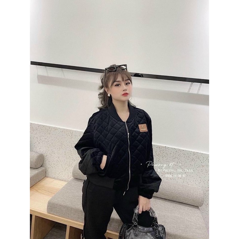 Áo khoác nhung trần trám siêu dày