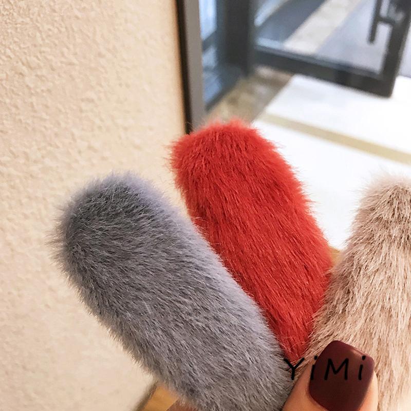 【Yimi.Vn】Kẹp tóc màu đỏ sang trọng