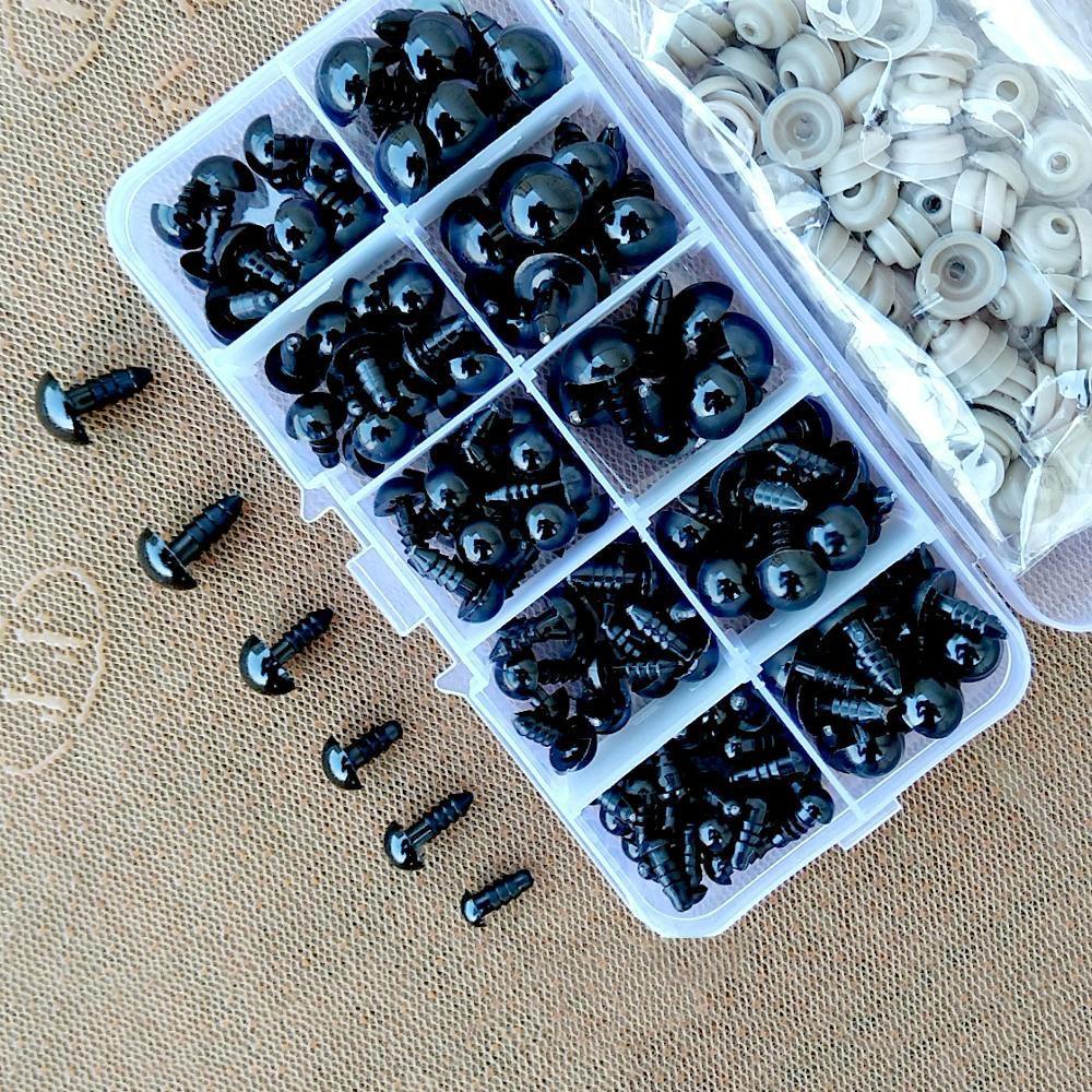 Set 100 Con Mắt Giả 6-12mm Cho Búp Bê