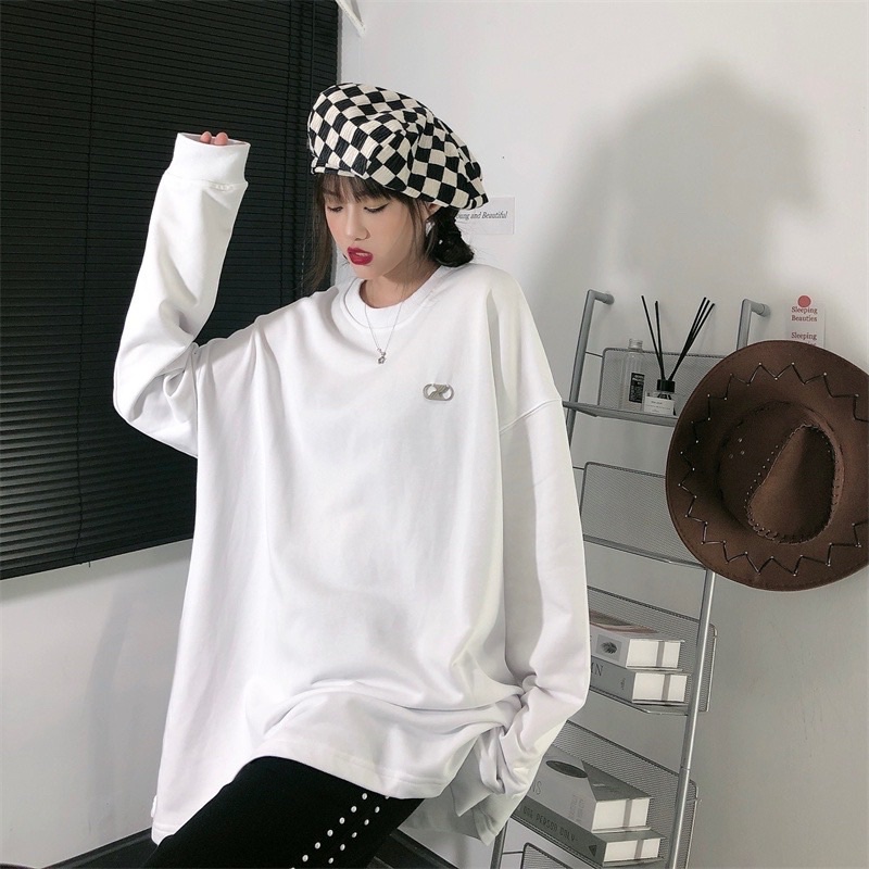 ÁO SWEATER DÁNG DÀI WE11DONE DÀNH CHO NAM VÀ NỮ MÙA THU ĐÔNG