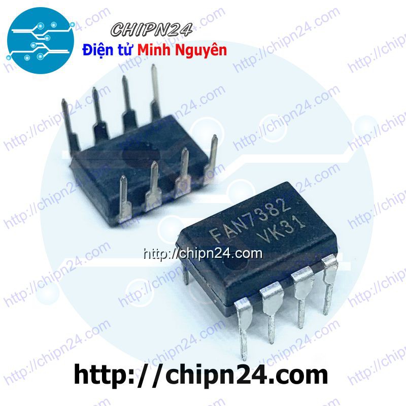 [1 CON] IC FAN7382 DIP-8 (7382) (IC điều khiển động cơ)