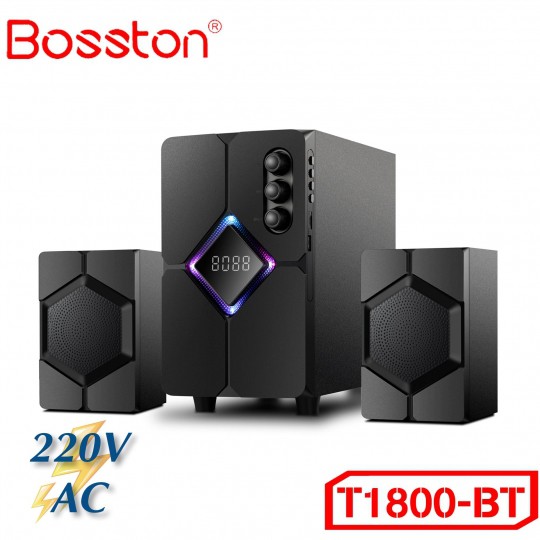 [ChínhHãng]Loa vi tính, laptop Bosston T1800 tích hợp Bluetooth nhập khẩu chính hãng, chất âm thanh hay tại TPHCM