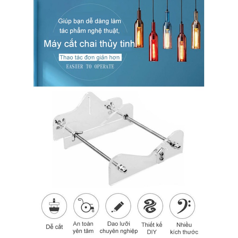 Dụng cụ cắt chai lọ thủy tinh DIY an toàn sử dụng - SmartStore1688