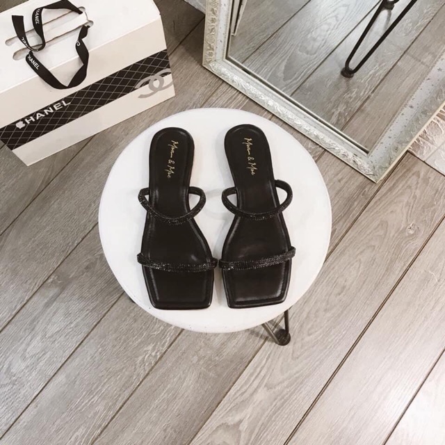 Dép 2 dây đính đá