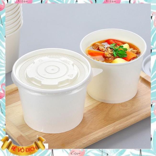 50 bát giấy trắng 360ml đựng chè Chất lượng Số 1 | BigBuy360 - bigbuy360.vn