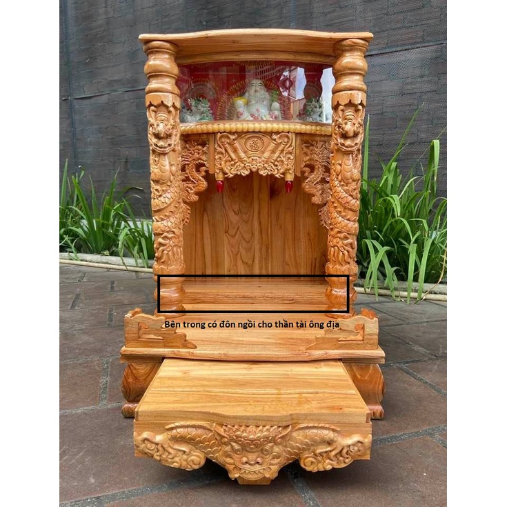 Bàn thờ thần tài ông địa, bàn thờ gỗ ông địa , bàn thờ gỗ