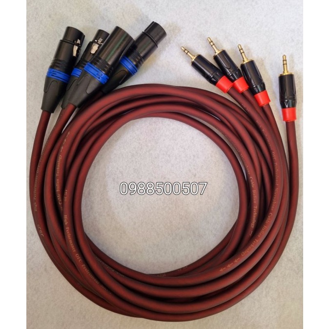 Dây canon   ra 3ly 1,5m