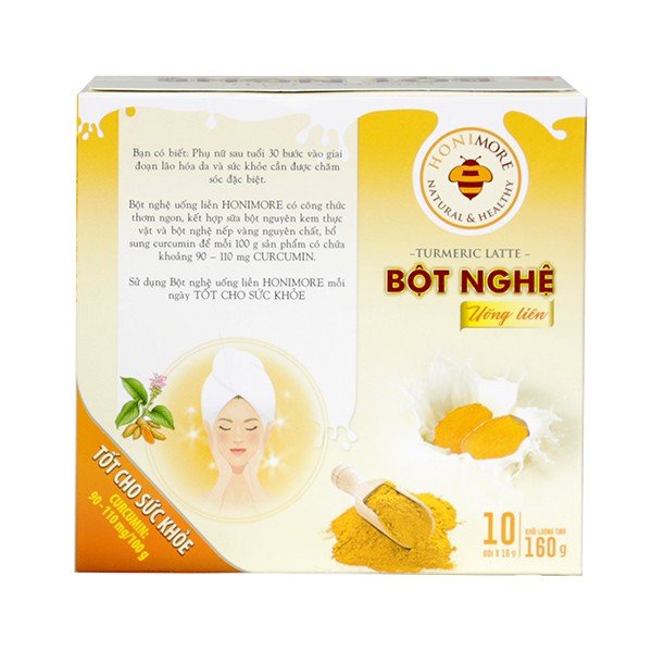 [FREESHIP] Bột nghệ uống liền Honimore 160g | BigBuy360 - bigbuy360.vn