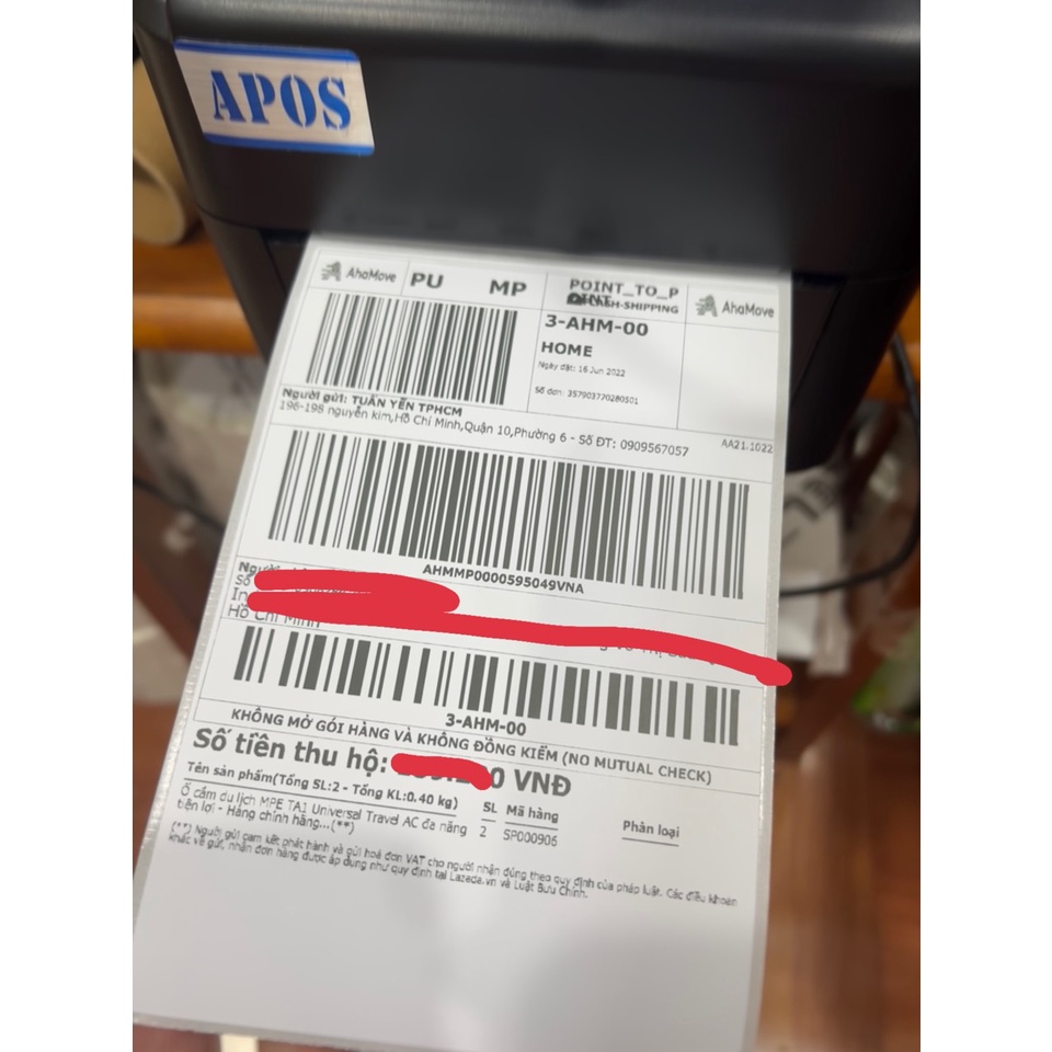[Hỏa Tốc] Giấy In Nhiệt Decal A6 / 100x150mm - Tệp 350 Tem, In Bill Shopee TMĐT, Cuộn A6 Có Sẵn Lớp Keo Tự Dính