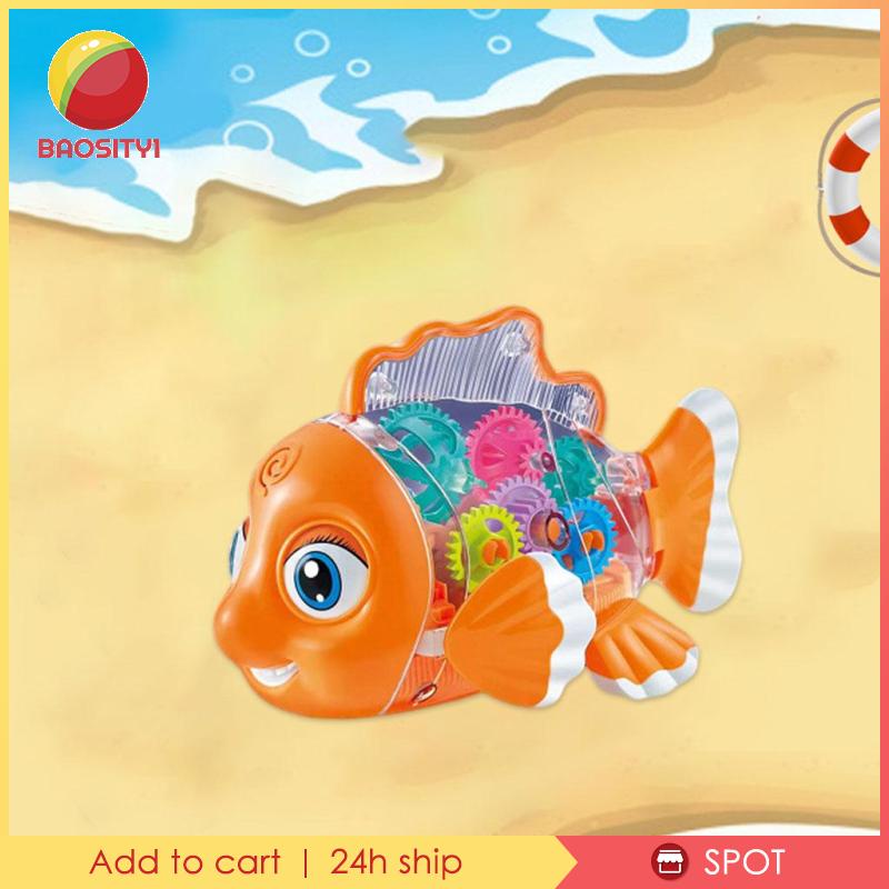 [Baosity1] Đồ Chơi Đèn LED Đuôi Xoay Có Nhạc Thông Dụng Làm Quà Tặng