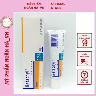Kem Hỗ Trợ Giảm Mụn, Tái Tạo Và Trẻ Hoá Da Retacnyl Tretinoin Cream 0.025% / 0.05% Galderma  30g