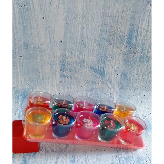 Đèn Cầy Ly Sáp Gel 5 Màu Sắc - Lộc Phúc