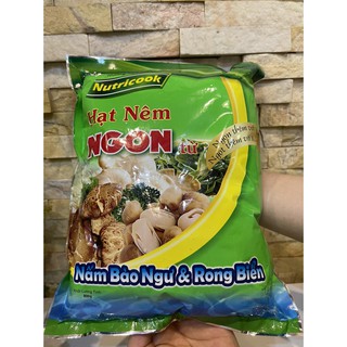 BỘT NÊM CHAY NẤM BÀO NGƯ VÀ RONG BIỂN  NUTRICOOK GÓI 800 GRAM