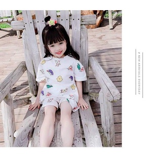 Bộ thun lạnh 3D cho bé trai/gái 7-18kg